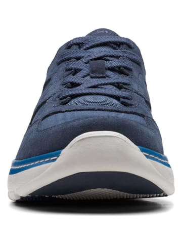 Clarks Leder-Sneakers "Chart Lite" in Dunkelblau