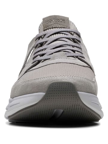 Clarks Leder-Sneakers "NXE Lo" in Grau