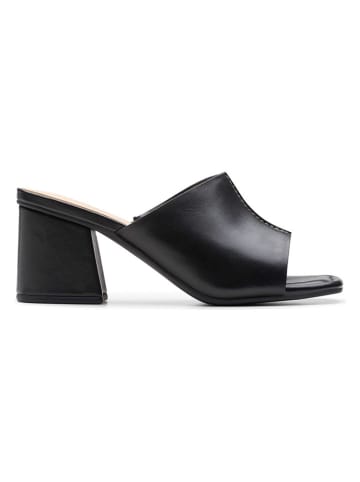 Clarks Skórzane klapki "Siara65" w kolorze czarnym