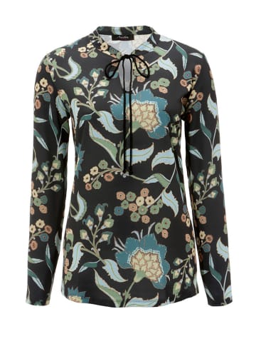 Aniston Blouse zwart/lichtblauw