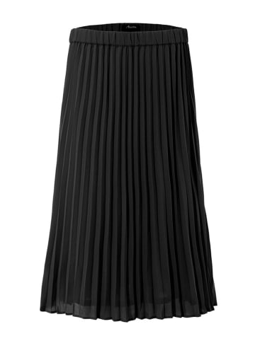 Aniston Plisseerock in Schwarz