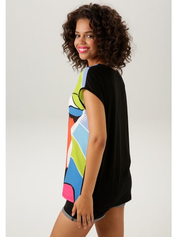 Aniston Bluse in Schwarz/ Bunt