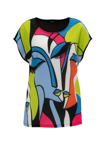 Aniston Bluse in Schwarz/ Bunt