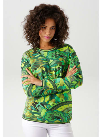 Aniston Sweatshirt in Grün