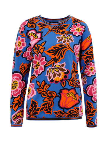 Aniston Bluza w kolorze niebiesko-pomarańczowym