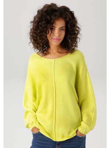 Aniston Sweter w kolorze żółtym