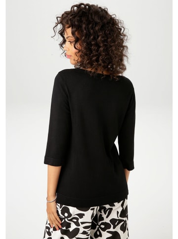 Aniston Sweter w kolorze czarnym