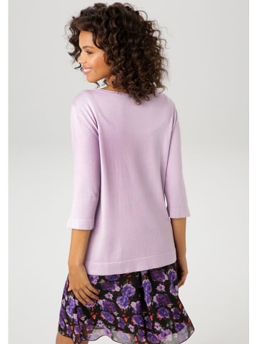 Aniston Sweter w kolorze lawendowym