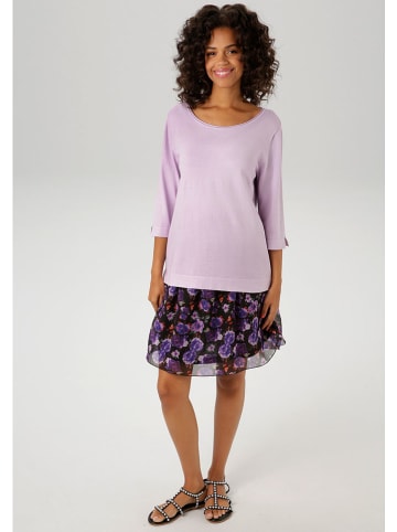 Aniston Sweter w kolorze lawendowym