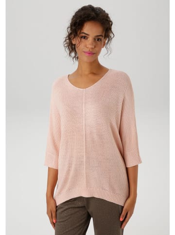 Aniston Sweter w kolorze jasnoróżowym