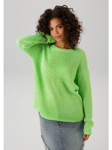 Aniston Pullover in Grün