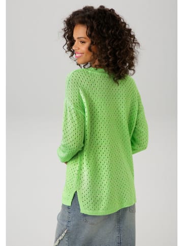 Aniston Pullover in Grün