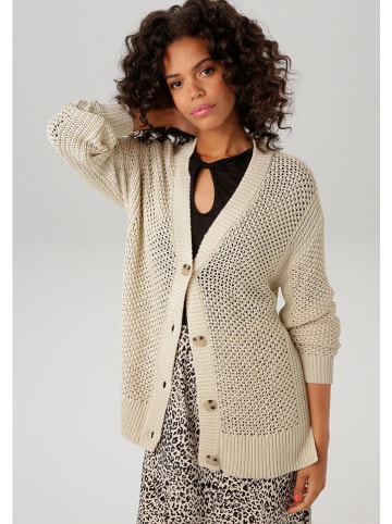 Aniston Cardigan in Beige