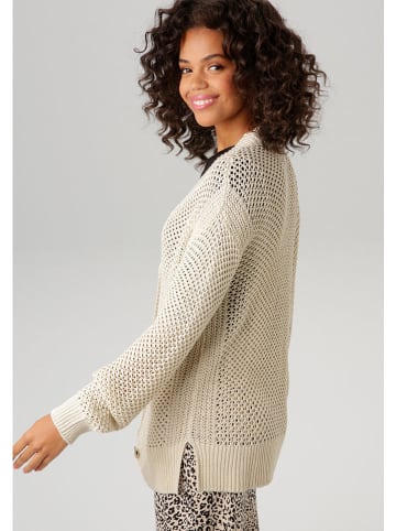 Aniston Cardigan in Beige