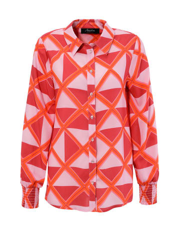 Aniston Bluse in Rosa/ Rot/ Orange