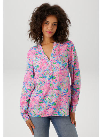 Aniston Bluse in Rosa/ Hellblau