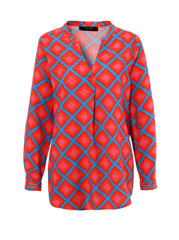 Aniston Bluse in Rot/ Blau