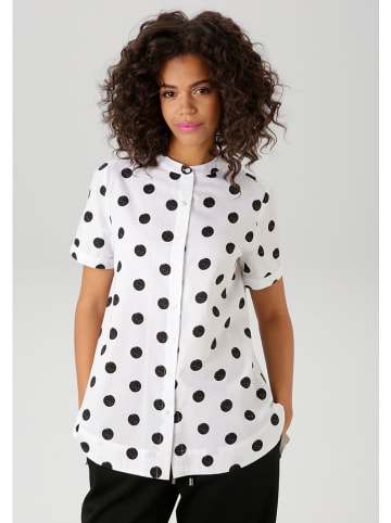 Aniston Blouse wit/zwart