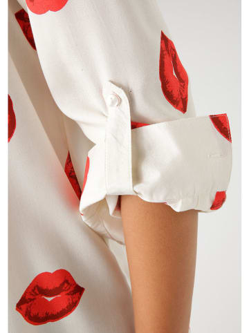 Aniston Blouse wit/rood