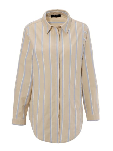 Aniston Hemd in Sand/ Hellblau