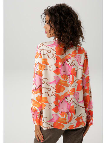 Aniston Blouse crème/oranje