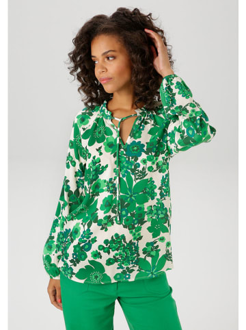 Aniston Blouse groen/wit