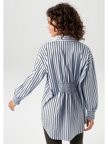 Aniston Blouse lichtblauw/zwart