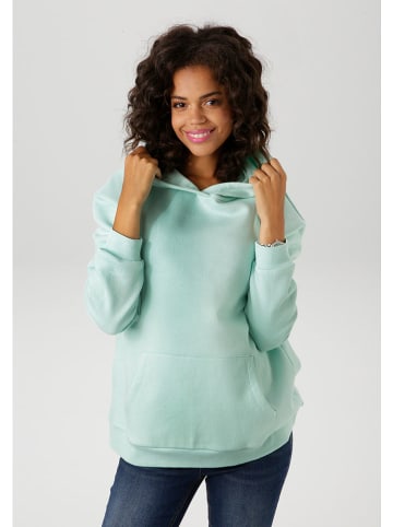 Aniston Hoodie in Türkis