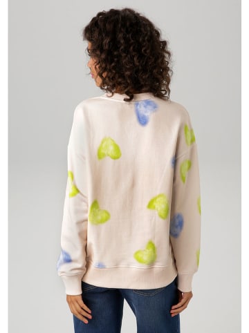 Aniston Sweatshirt zandkleurig