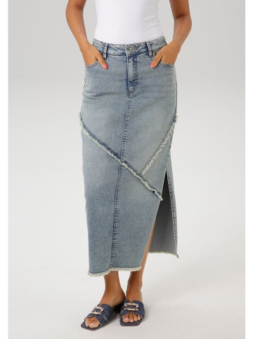 Aniston Jeansrock in Hellblau