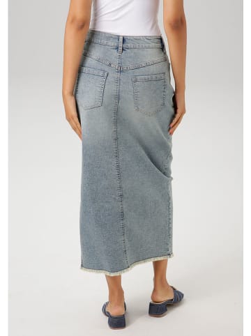Aniston Jeansrock in Hellblau