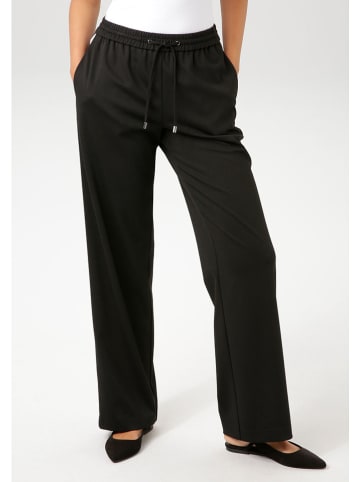 Aniston Sweatbroek zwart