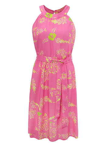 Aniston Kleid in Rosa/ Gelb