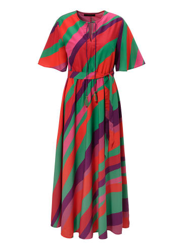 Aniston Jurk groen/rood/paars