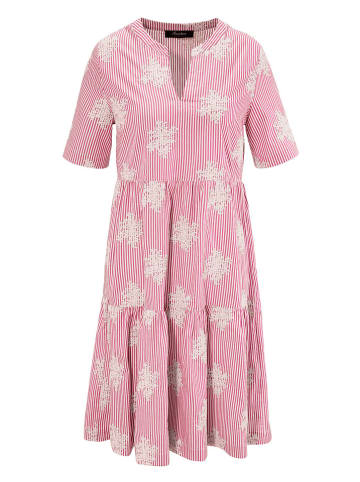 Aniston Kleid in Rosa/ Weiß