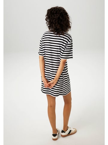 Aniston Kleid in Schwarz/ Weiß