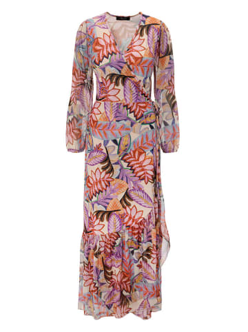 Aniston Kleid in Lila/ Gelb
