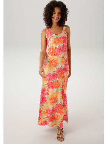 Aniston Kleid in Apricot/ Pink