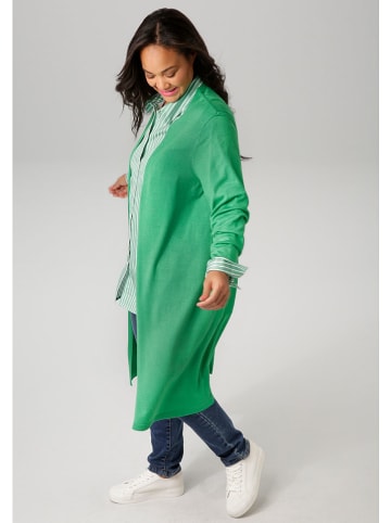Aniston Longcardigan in Grün