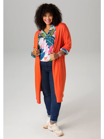 Aniston Longcardigan in Orange