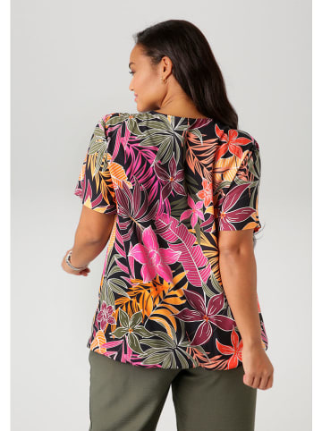 Aniston Bluse in Schwarz/ Bunt