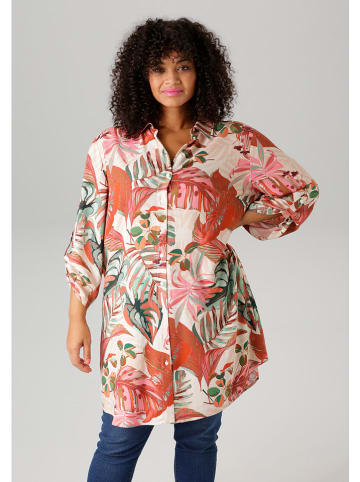 Aniston Longblouse crème/lichtbruin