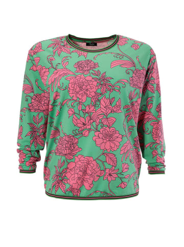 Aniston Sweatshirt in Mint/ Rosa