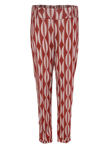 Aniston Hose in Rot/ Weiß