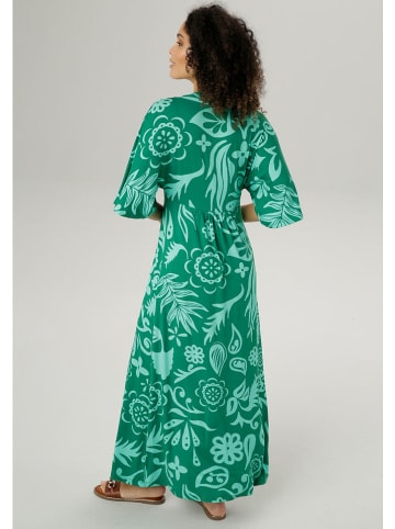 Aniston Kleid in Grün/ Türkis