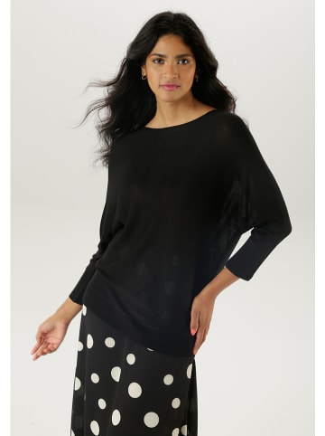 Aniston Sweter w kolorze czarnym