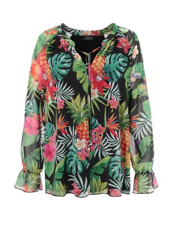 Aniston Blouse zwart/groen