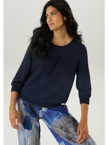 Aniston Bluse in Dunkelblau