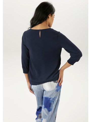 Aniston Bluse in Dunkelblau