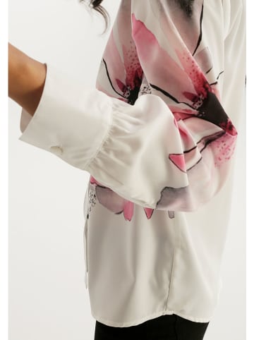 Aniston Blouse wit/roze